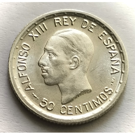 50 céntimos Alfonso XIII 1926