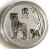 Onza de plata Tigre 2022