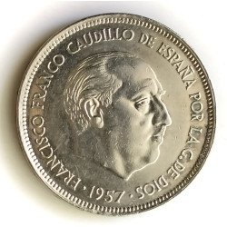 25 Pesetas 1957 * 72