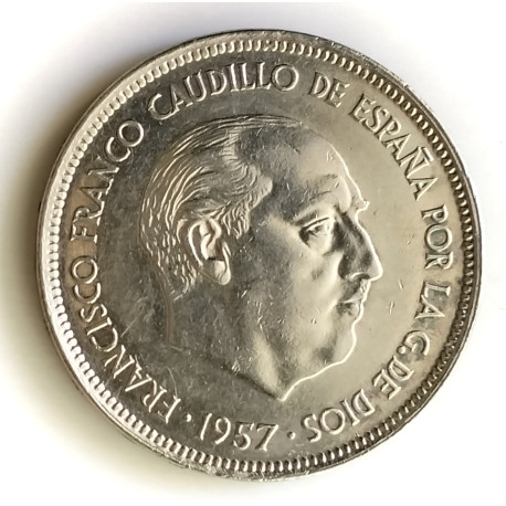 25 Pesetas 1957 * 72