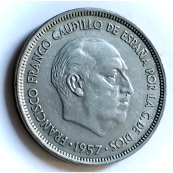 50 PESETAS 1957