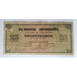 25 Pesetas Mayo de 1938