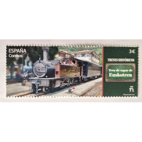 Tren a vapor EuskoTren 2025