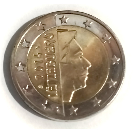 2 euros 2014 Luxemburgo