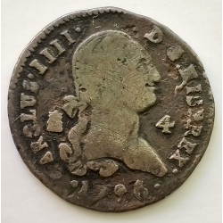 4 Maravedís 1796 Segovia