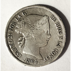 40 Céntimos de escudo 1864