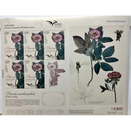 Pliego Premium Paeonia recursos naturales del Mediterráneo 2025