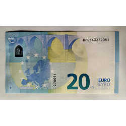 Billete 20 euros de 2015 Christine Lagarde