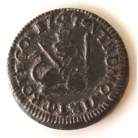 1 Maravedí de Fernando VI 1747