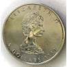 1 Oz plata de Canadá Maple 1989 hoja Arce