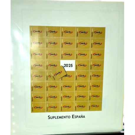 Suplemento de sellos Pardo año 2025