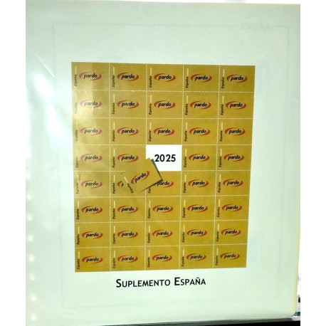 Pardo suplemento para sellos 2025