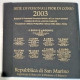 Serie de euros San Marino 2003 BU