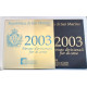 Serie de euros San Marino 2003 BU