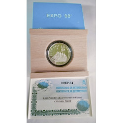 MONEDA DE 1.000 PTS JUAN SEBASTIÁN ELCANO-EXPO 98