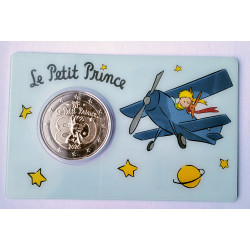 Coín card del Principito 2026 avioneta