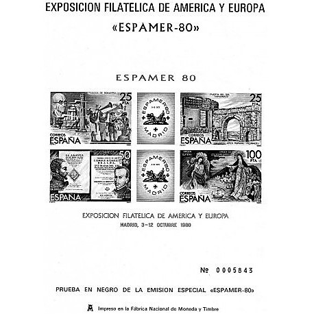 1980  EXPOSICIÓN DE AMÉRICA Y EUROPA ESPAMER 80