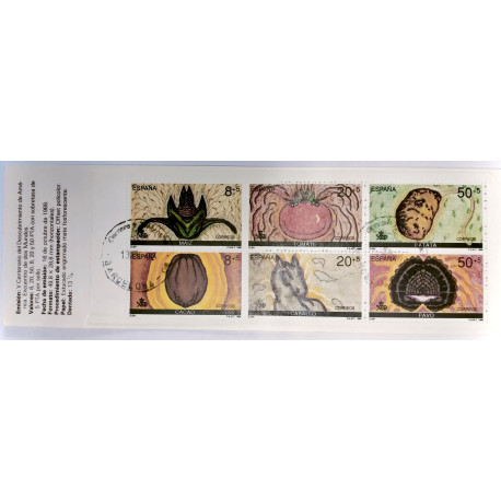 Carnet 3029/34 V centenario descubrimiento de América 1989