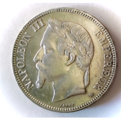 Francia 5 Francos 1869