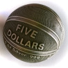 5 Dólares Balón de baloncesto Samoa 2021