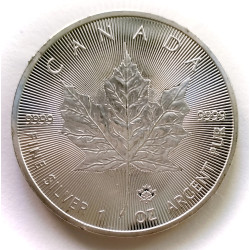 1 Oz plata de Canadá Maple 2021 hoja Arce