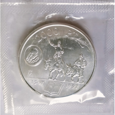 Moneda 2.000 Pesetas plata 1997