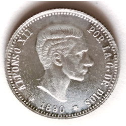 10 pesetas Alfonso XII