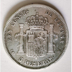 5 pts de Alfonso XII 1878*