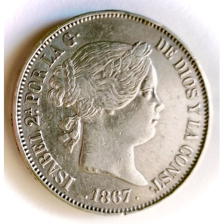 2 escudos 1867