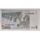 5 euros Trichet 2002