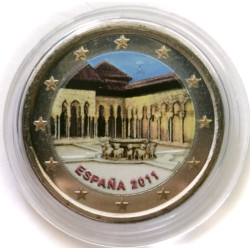 2 € ALHAMBRA DE GRANADA COLOR 2011