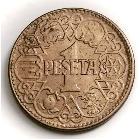 1 peseta de 1944