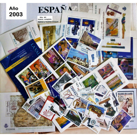 AÑO 2003 COMPLETO SELLOS