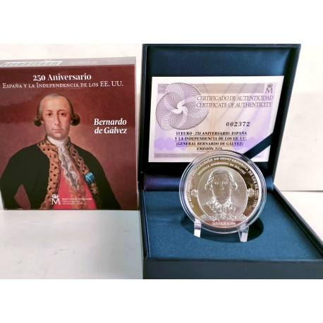 Bernardo de Gálvez 250 Aniv.EEUU 8 reales 2026