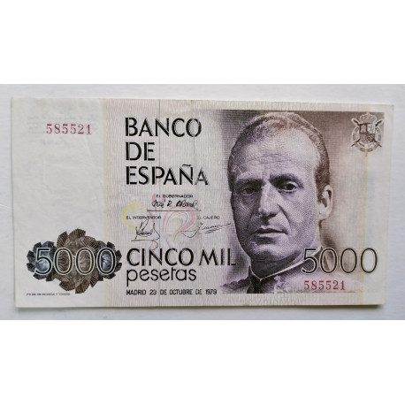 BILLETE DE 5.000 pesetas 1979