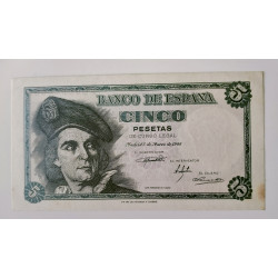 5 PESETAS 5 MARZO DE 1948