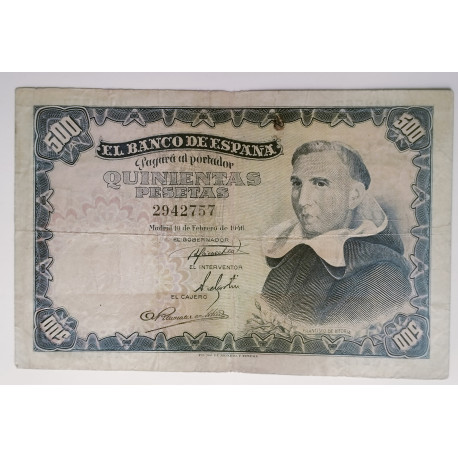 500 pts de 1946 Francisco de Vitoria 1946