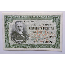 50 PESETAS ENERO DE 1940