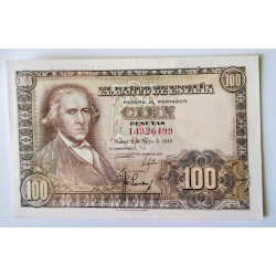 100 Pesetas 2 mayo 1948 Bayeu