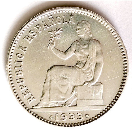 1 peseta de plata 1933