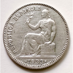 1 peseta de plata 1933