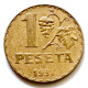 1 pts Republica 1937 laton