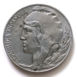 5 céntimos hierro 1937