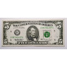 5 dólares USA Lincoln 1995