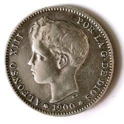 1 pesetas pesetas 1900*00