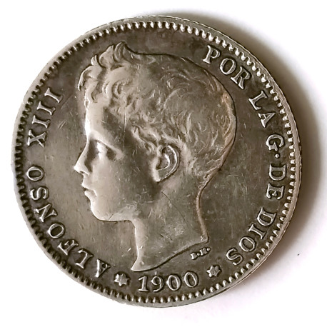 1 pesetas pesetas 1900*00