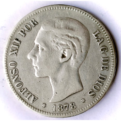 5 pts de Alfonso XII 1878*78