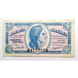 5O centimos 1937