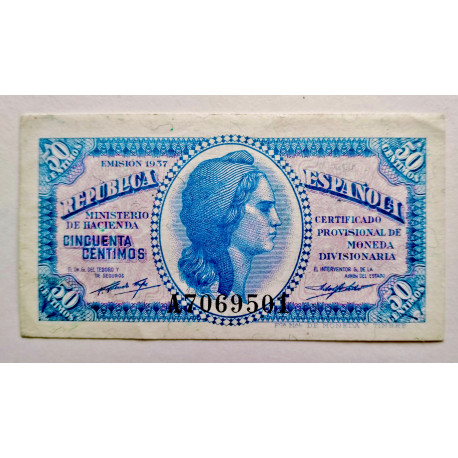 50 centimos 1937