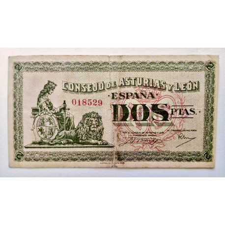 2 pts Asturias y León 1937